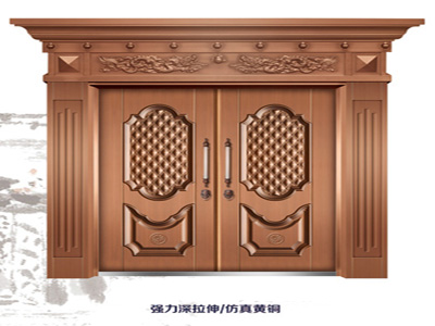 仿真黃銅門